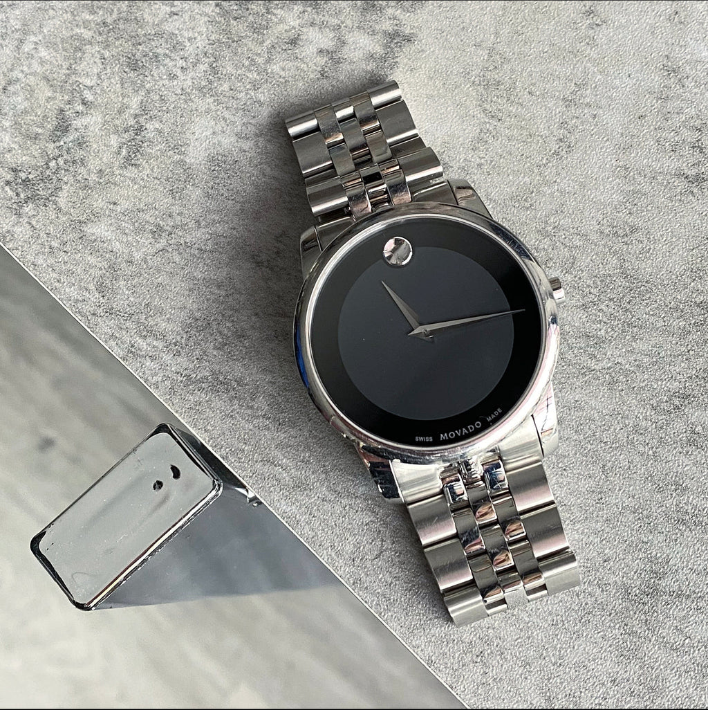 Movado Museum Classic 39mm Stainless Wrist Watch