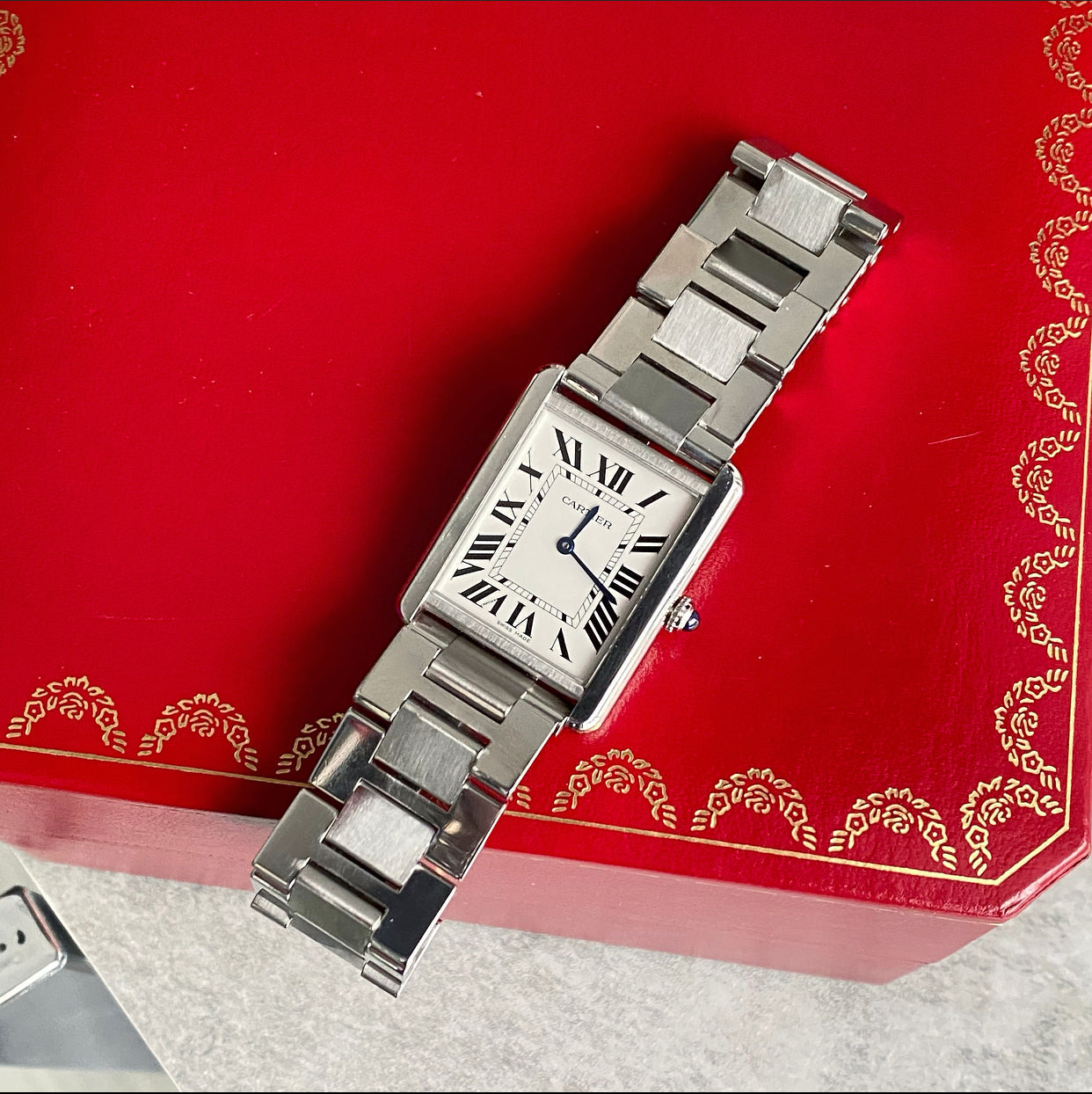 Cartier Tank Solo Large 27mm Stainless Unisex Watch