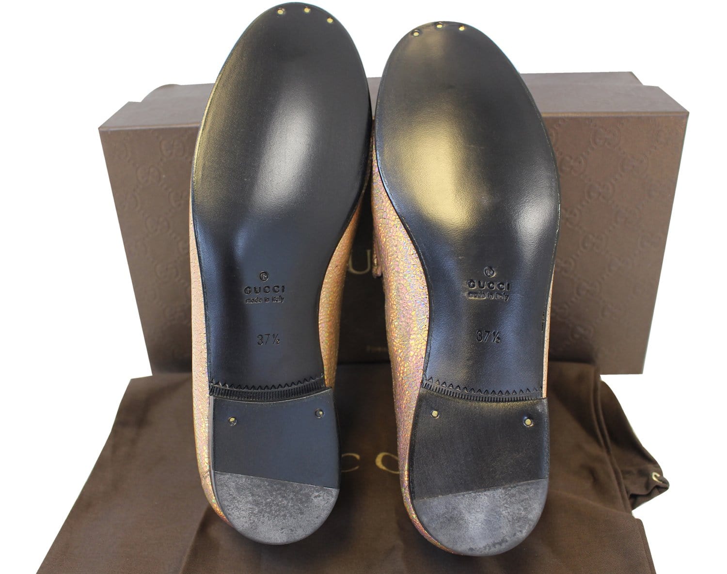 Gucci Shoes Fawn Cracked Leather - Gucci Leather Loafer Horsebit