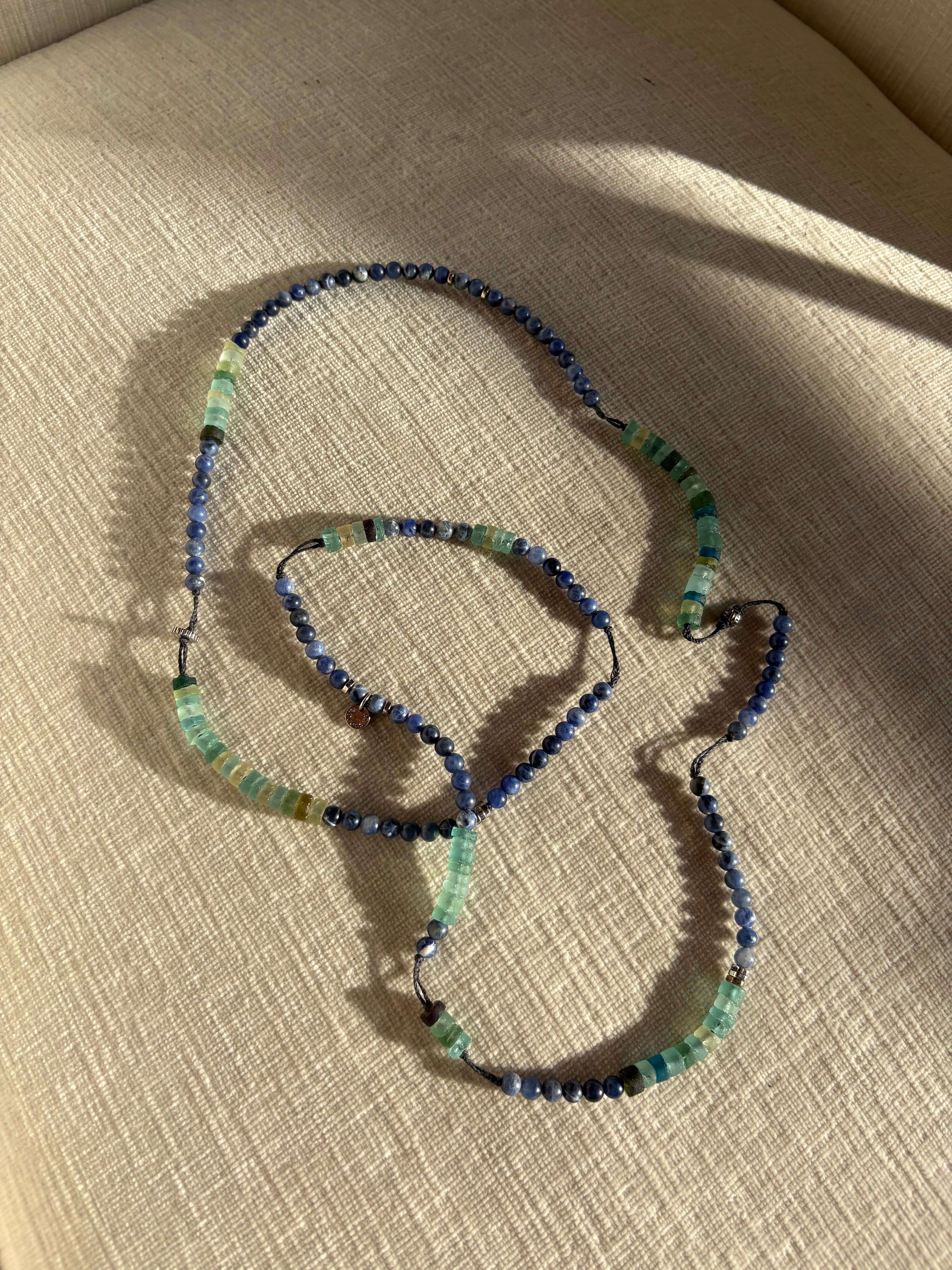 Tateossian Lapis Lazuli Bead Necklace