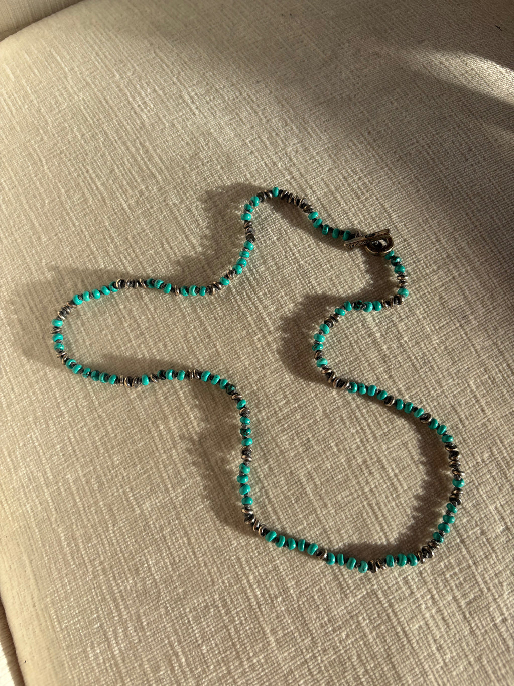 M. Cohen Turquoise Bead Necklace