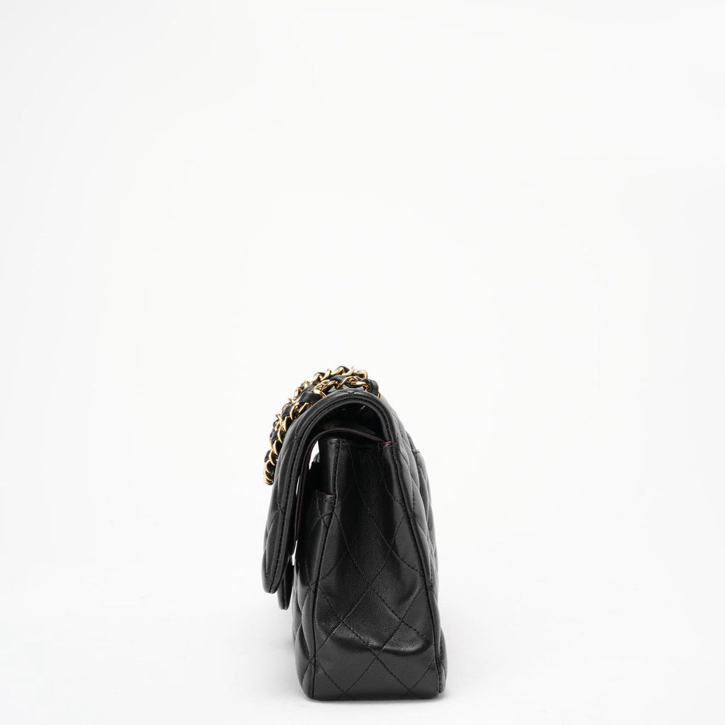 Chanel Black Medium Double Flap Lambskin 2014-2015