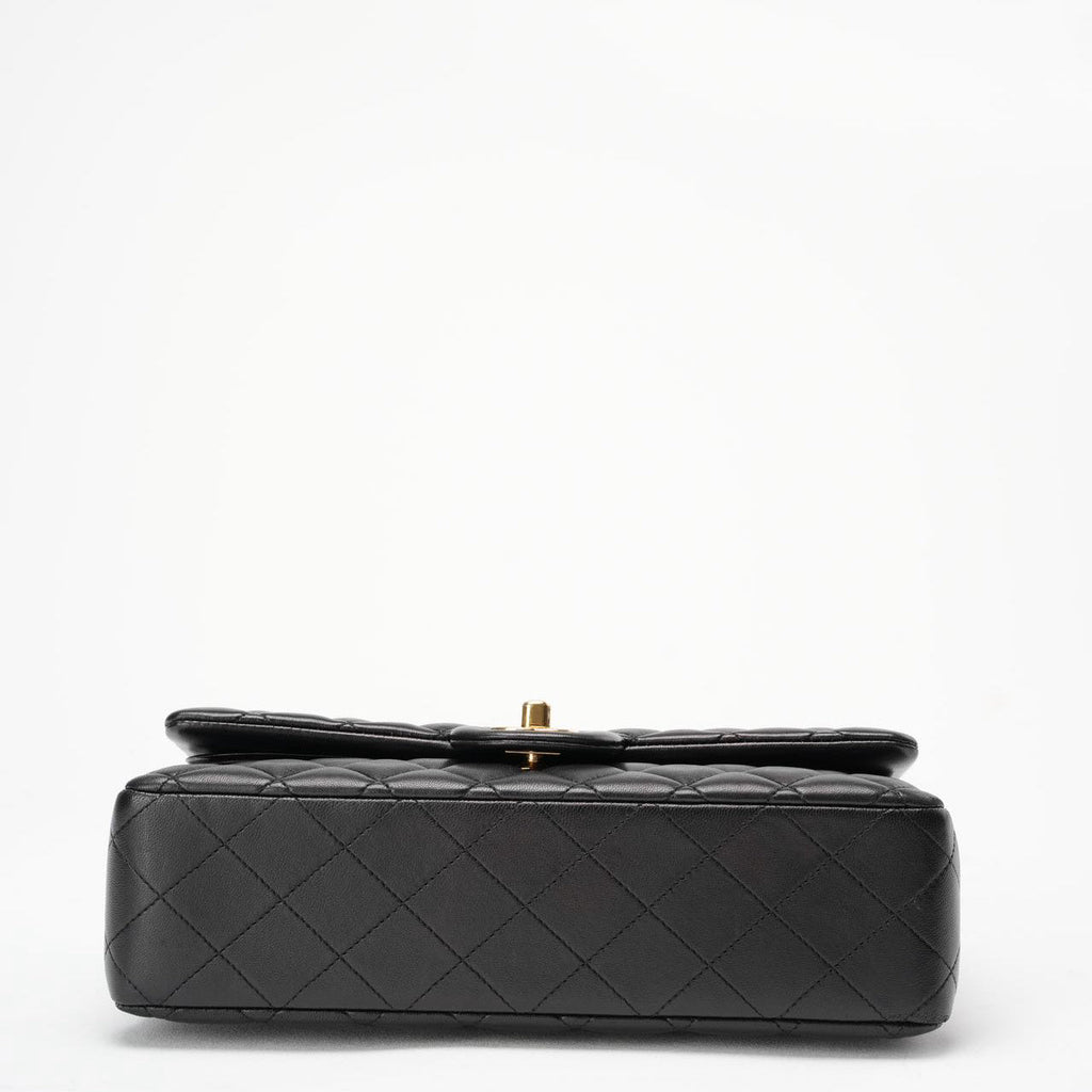 Chanel Black Medium Double Flap Lambskin 2014-2015