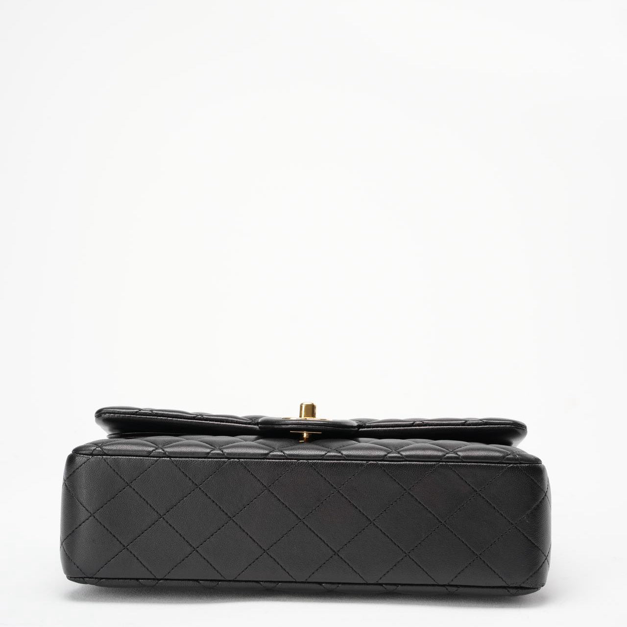 Chanel Black Medium Double Flap Lambskin 2014-2015