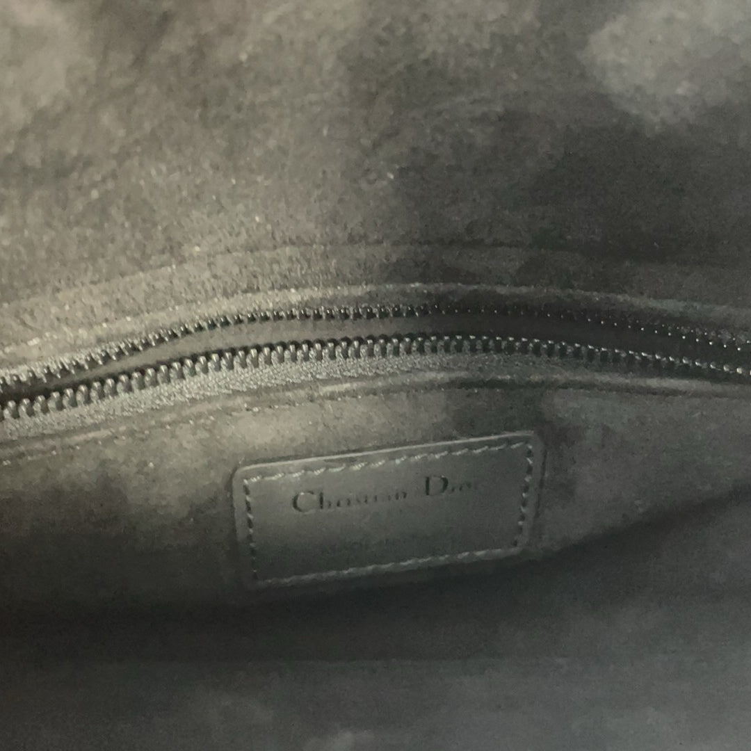 Christian Dior Matte Black Small Lady Dior Bag 2021