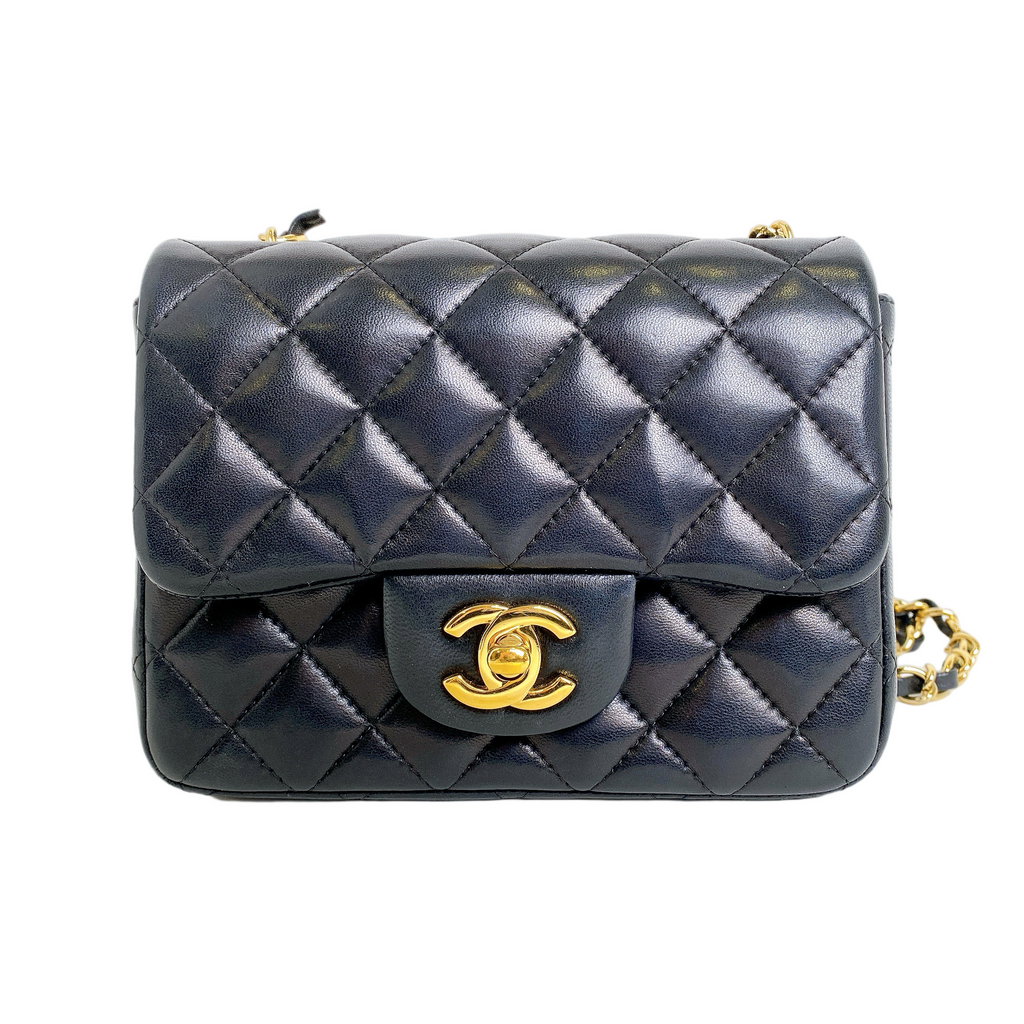 CHANEL MINI SQUARE LAMBSKIN