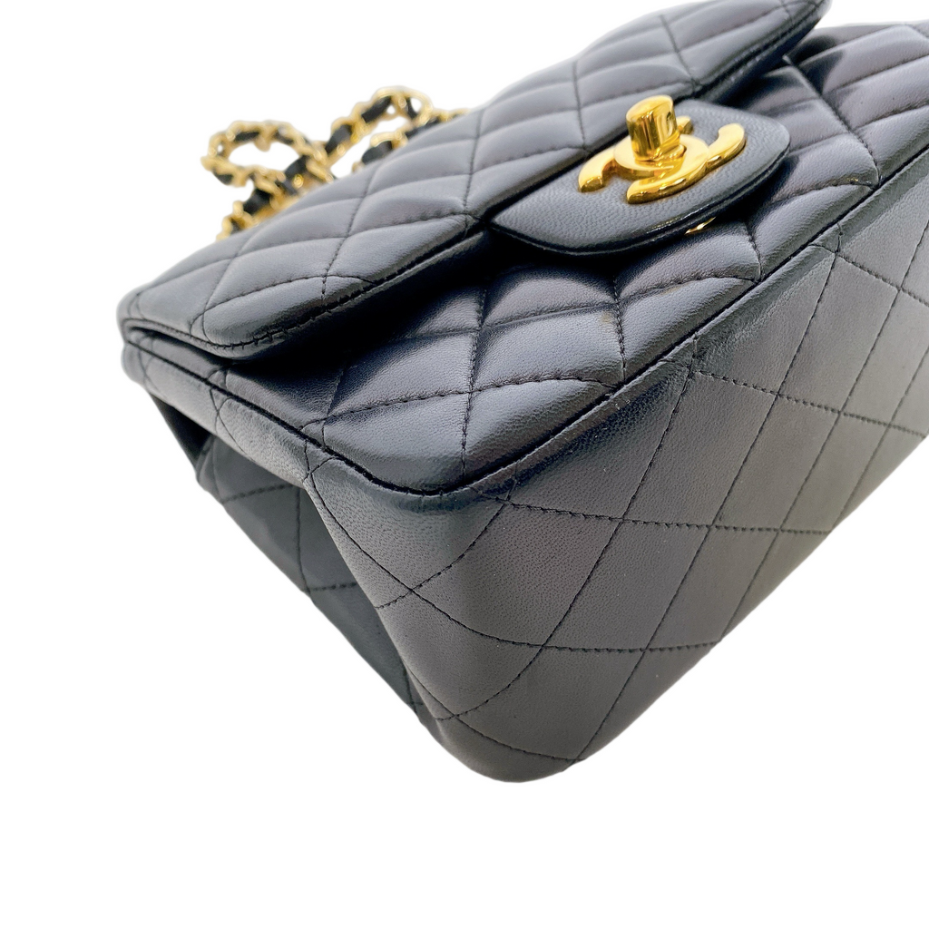 CHANEL MINI SQUARE LAMBSKIN