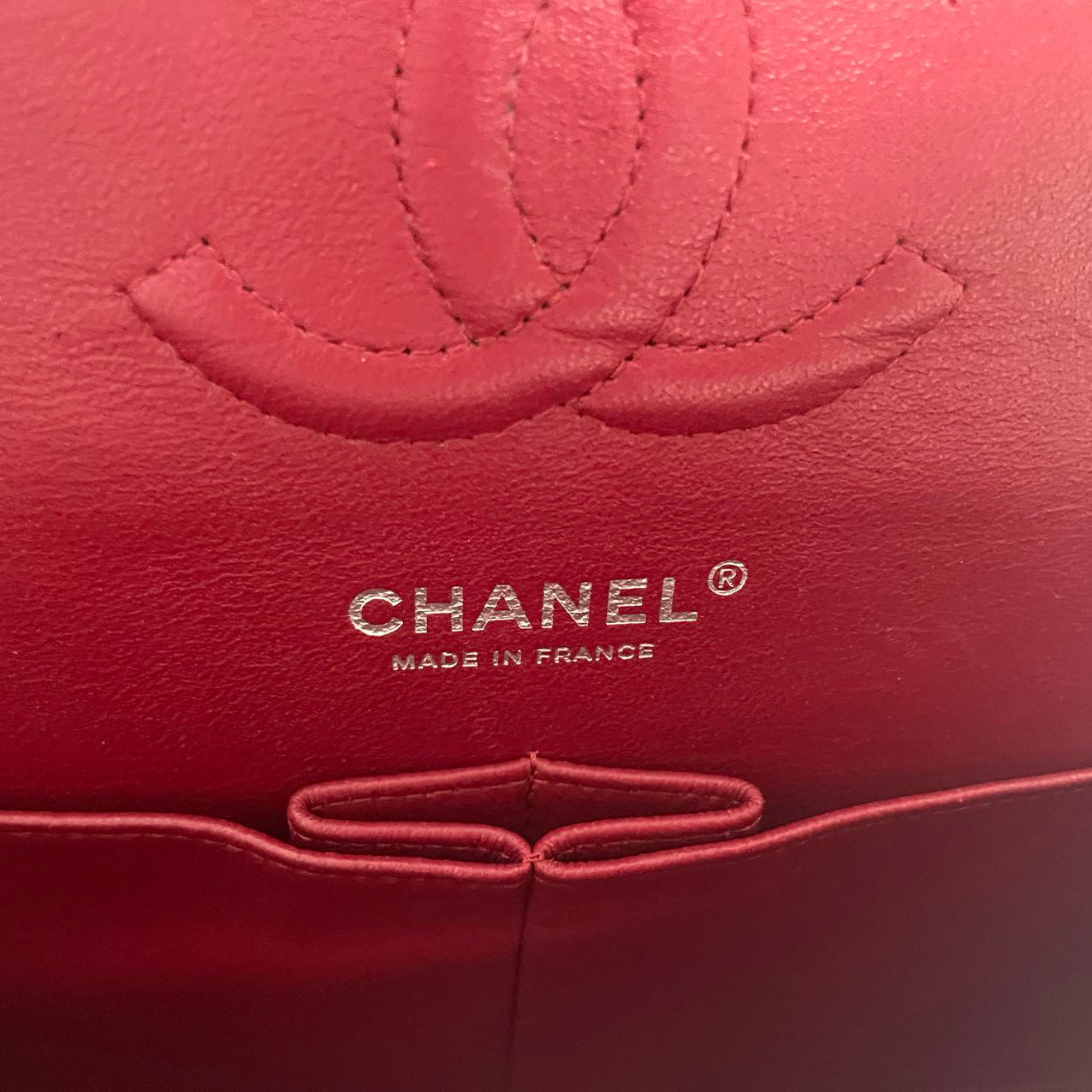Chanel Burgundy Red Classic Flap Bag Caviar 2012