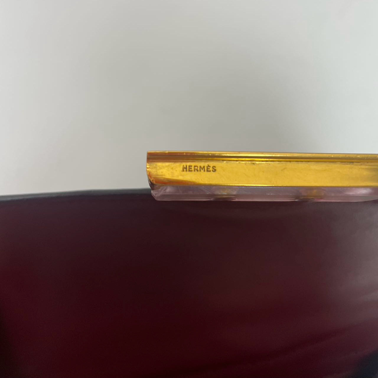 Hermes Vintage Constance 24 Burgundy Box 1980’s
