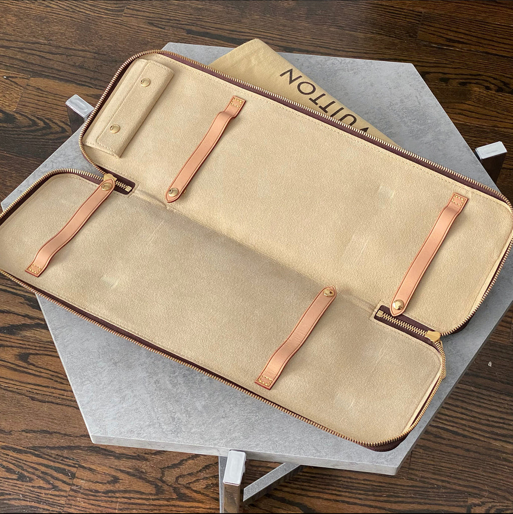 Louis Vuitton Monogram Etui 5 Travel Tie Case