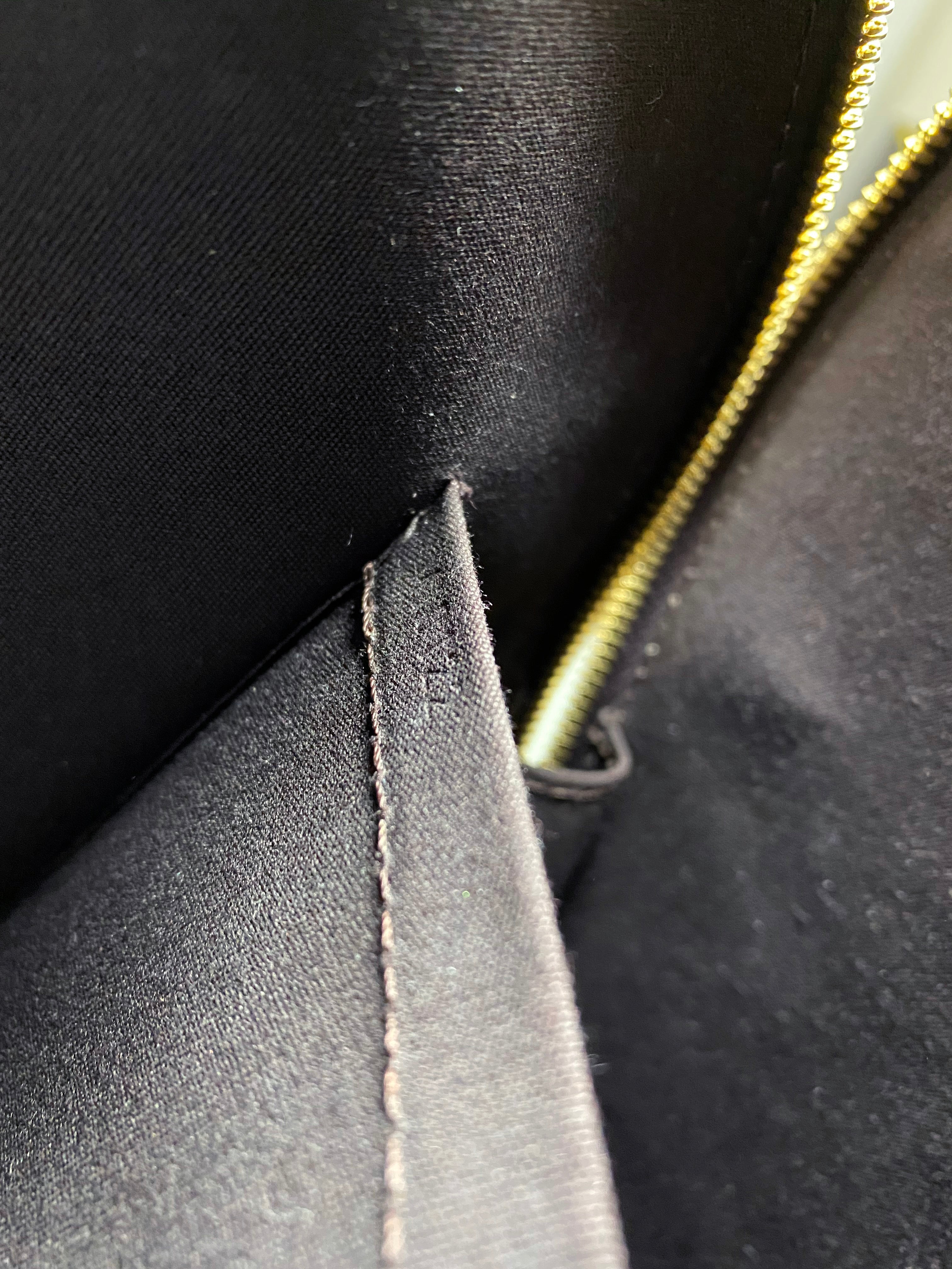 Louis Vuitton Vernis Alma PM in Amarante and GHW