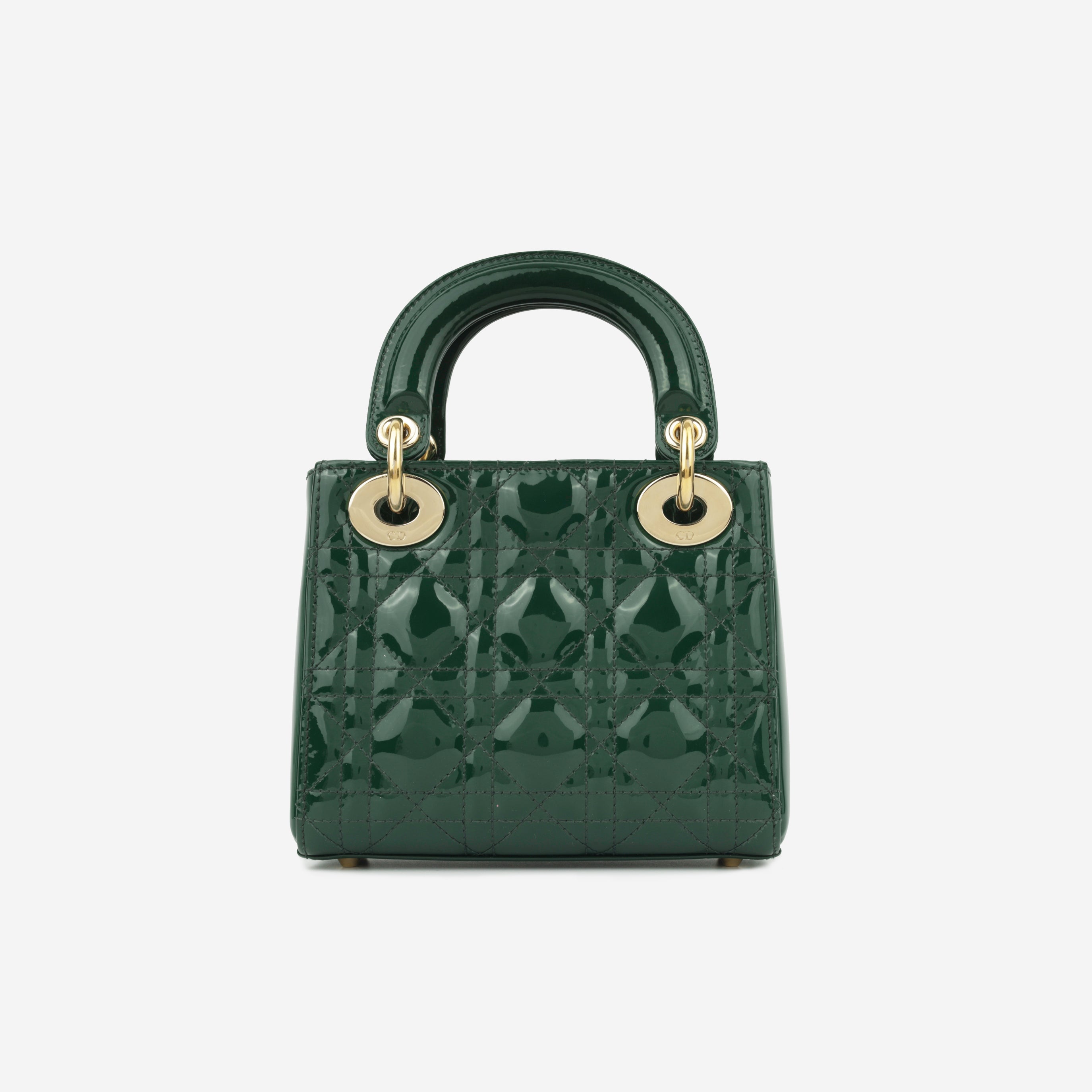 Christian Dior Mini Lady Dior - Hunter Green