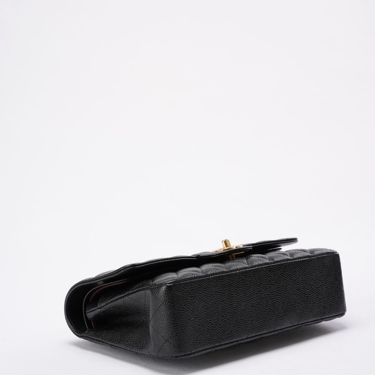 Chanel Black Classic Double Flap Bag Caviar