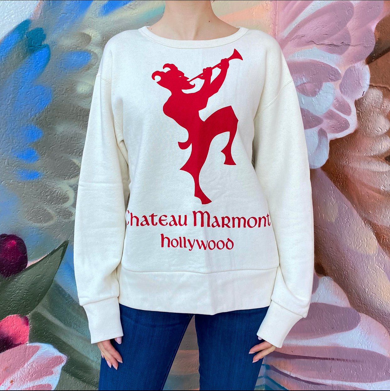 Gucci Chateau Marmont Hollywood Floral Sweatshirt - XS / S