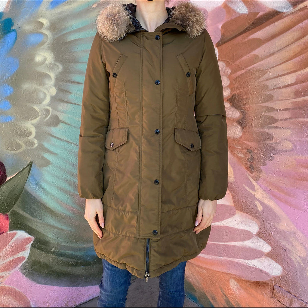 Moncler Olive Green Arrious Winter Parka - 2/4