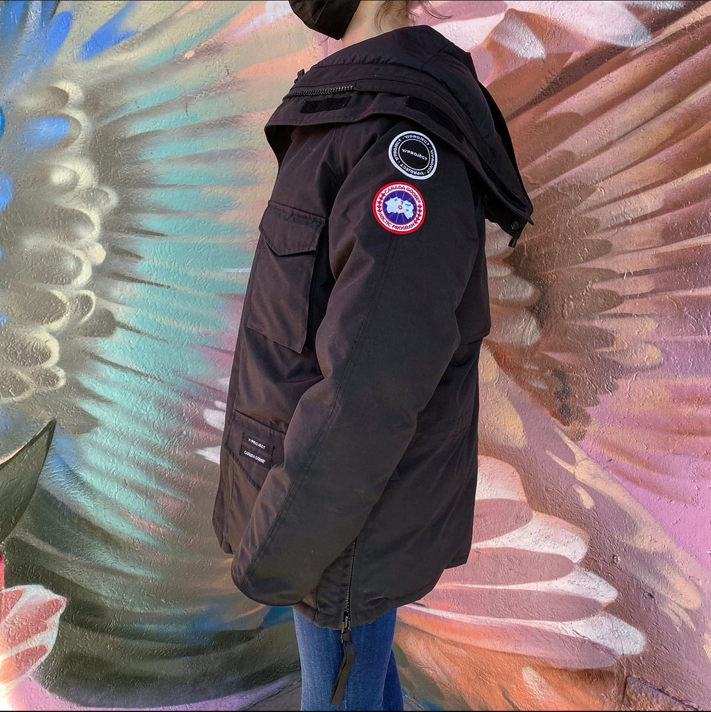 Canada Goose x Y Project Unisex Black Constable Parka - Womens L / Mens M