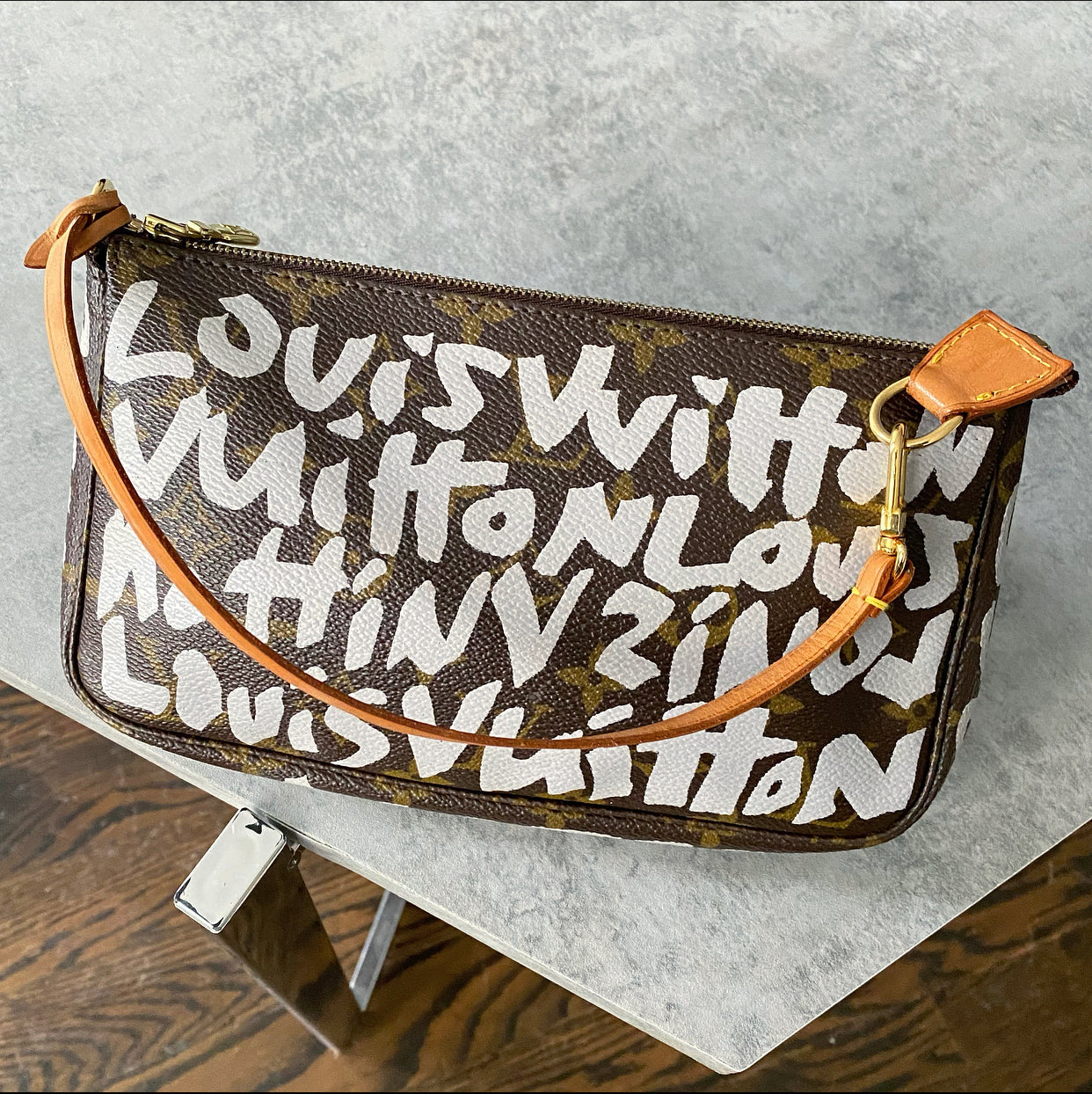 Louis Vuitton Stephen Sprouse Graffiti Monogram Pochette Accessoires Bag