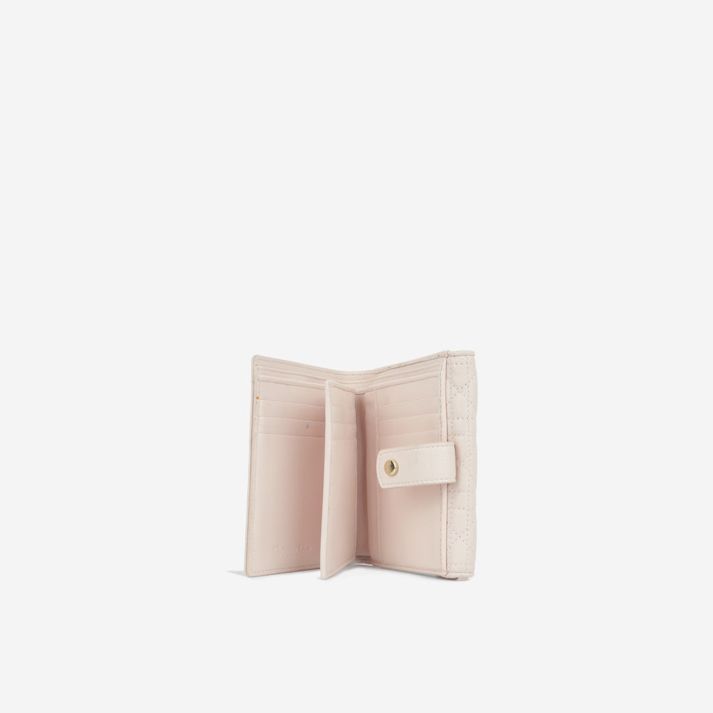 Christian Dior Lady Dior Flap Wallet