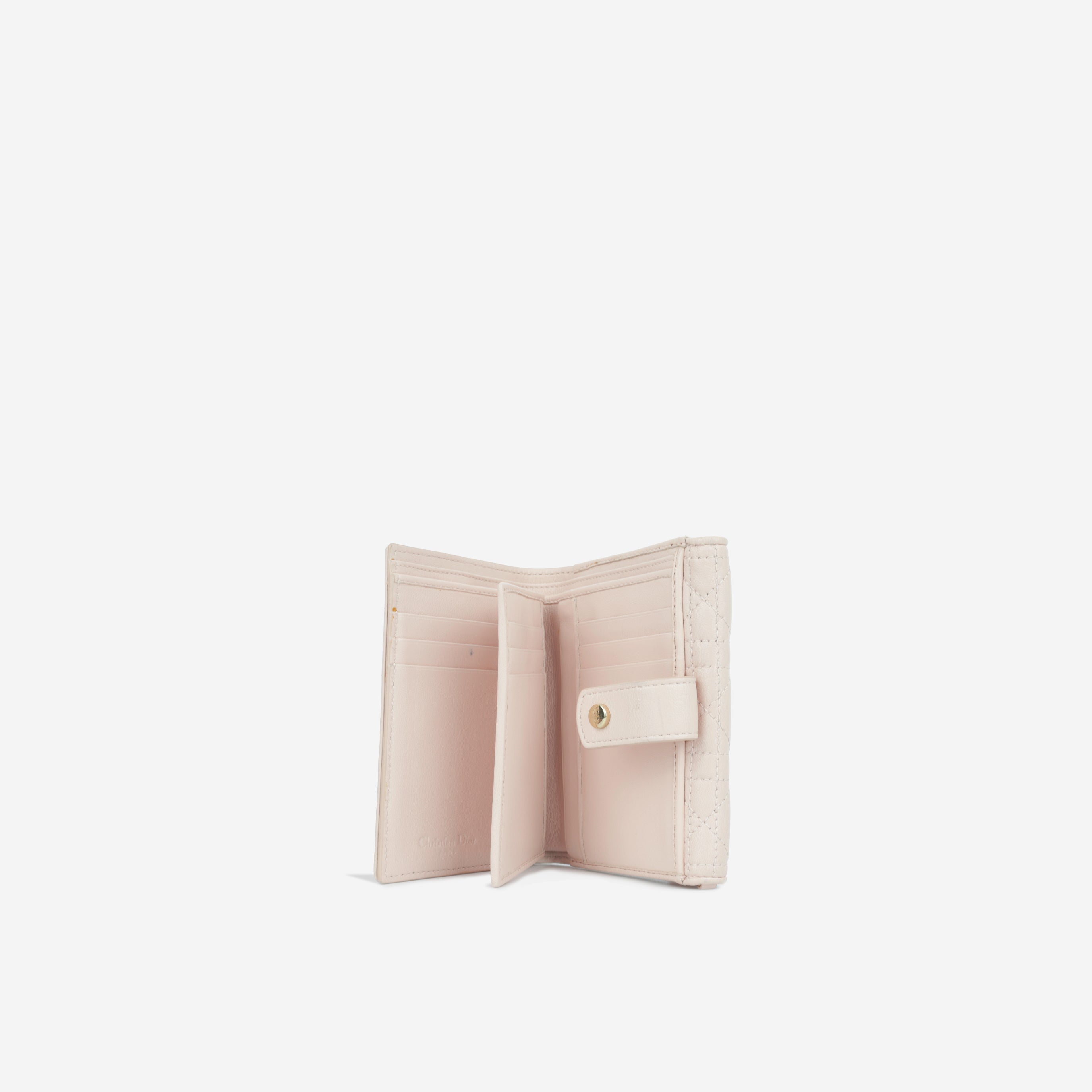 Christian Dior Lady Dior Flap Wallet