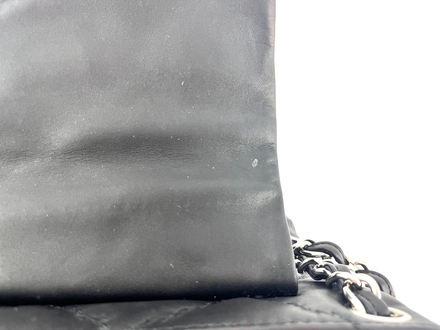 CHANEL Double Stitch Hamptons Black Quilted Calfskin Shopping Tote Bag