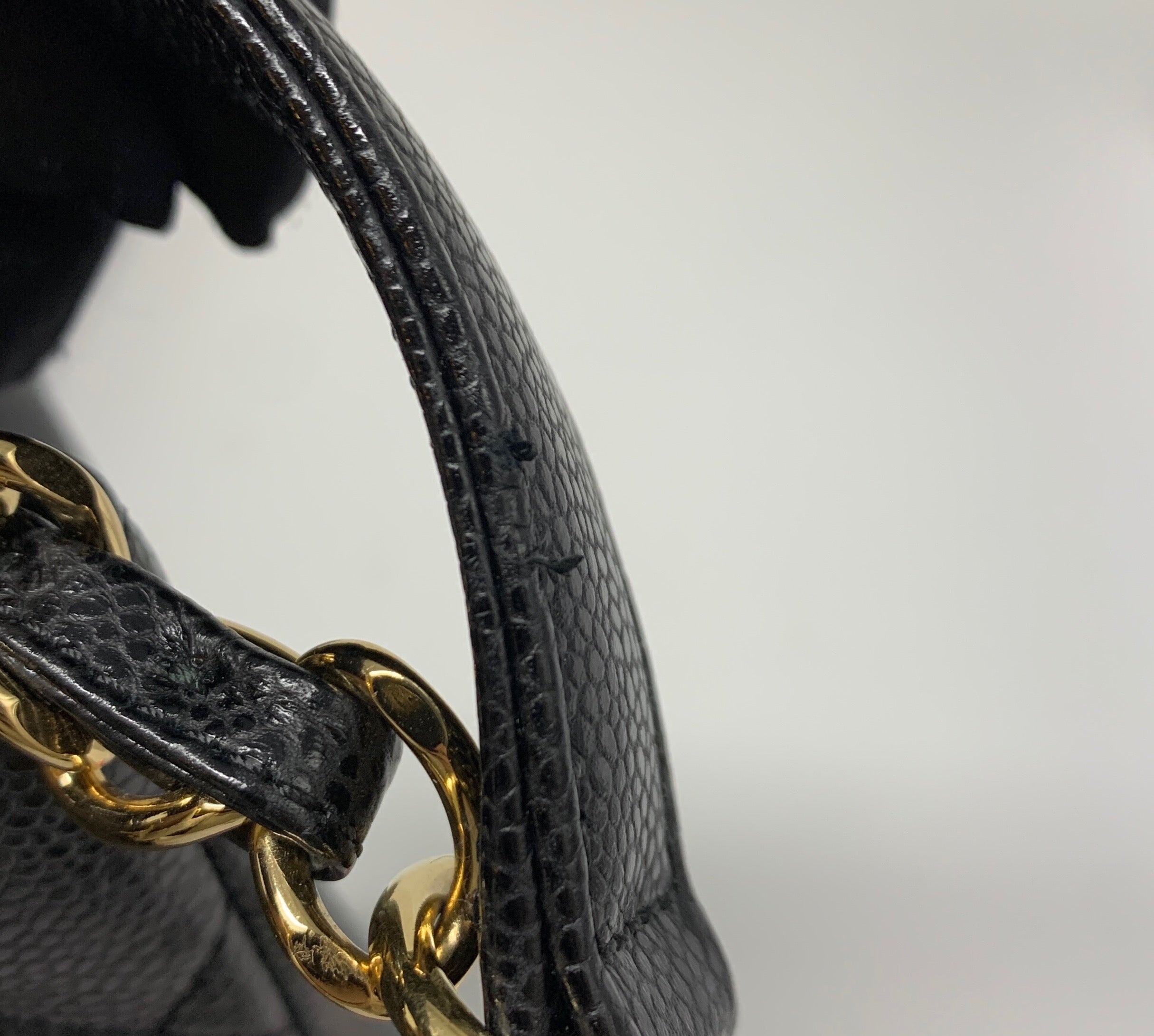 Chanel Grant Shopping Tote Bag GST Black Caviar