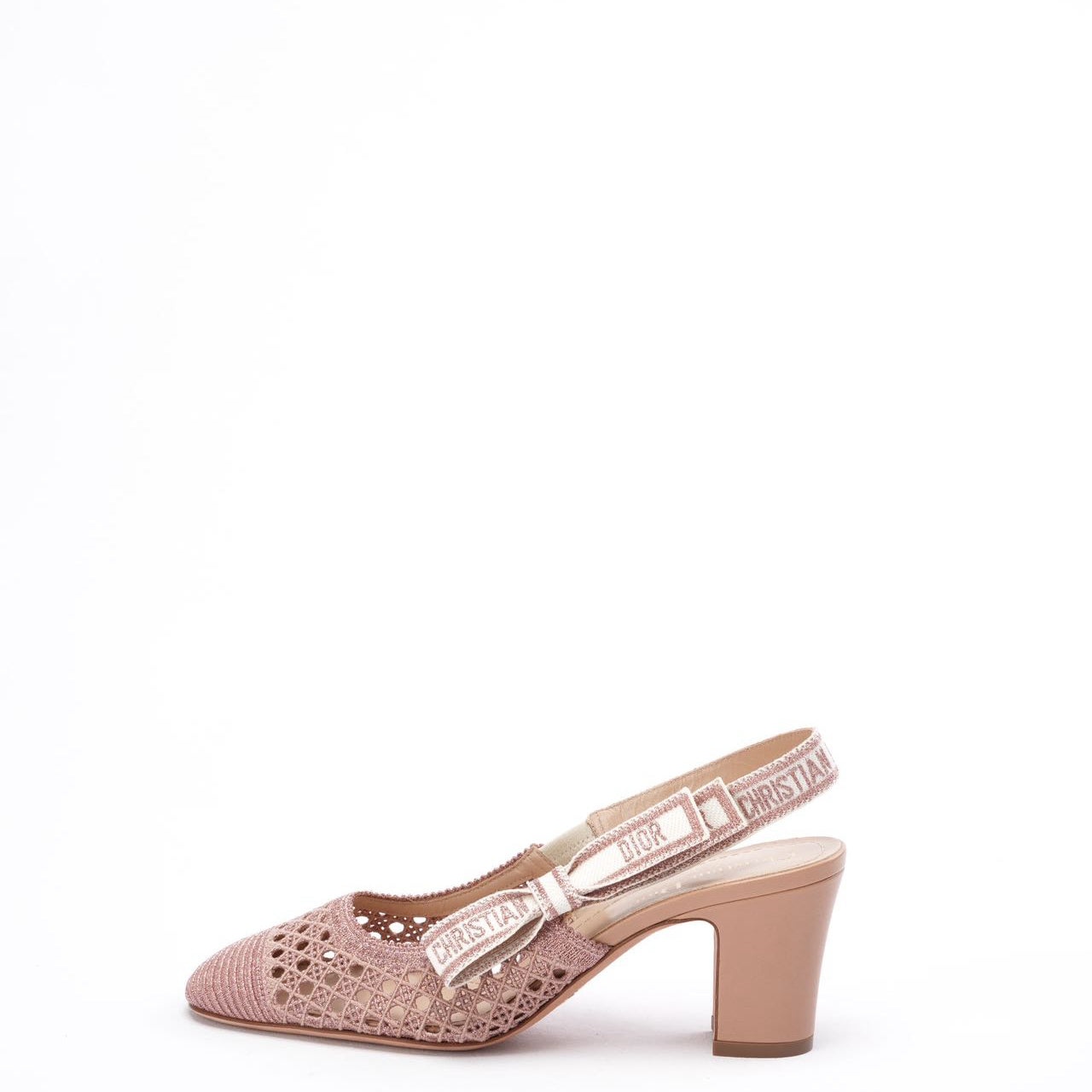 Dior J'Adior Nude Pink Slingback Pumps 38D