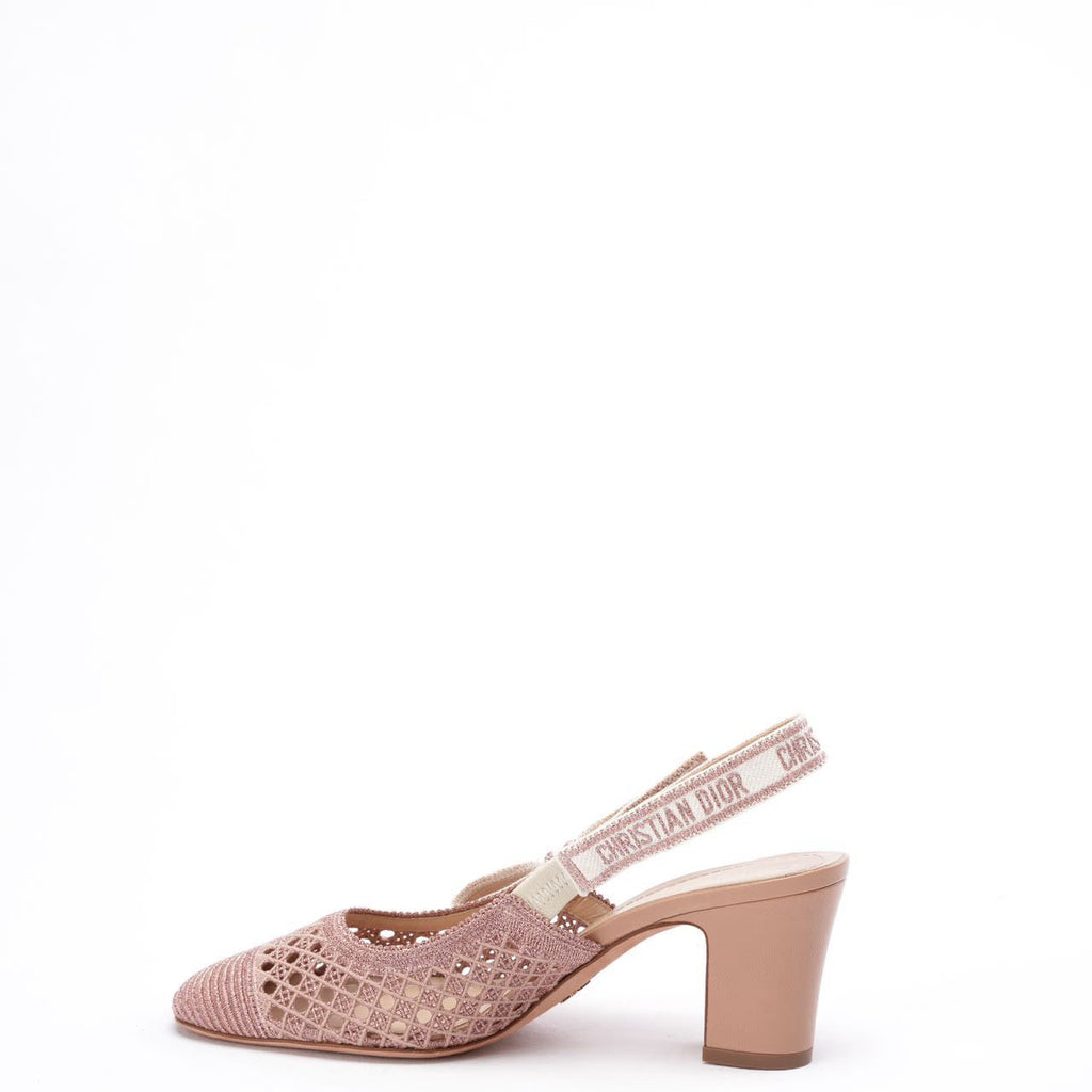Dior J'Adior Nude Pink Slingback Pumps 38D