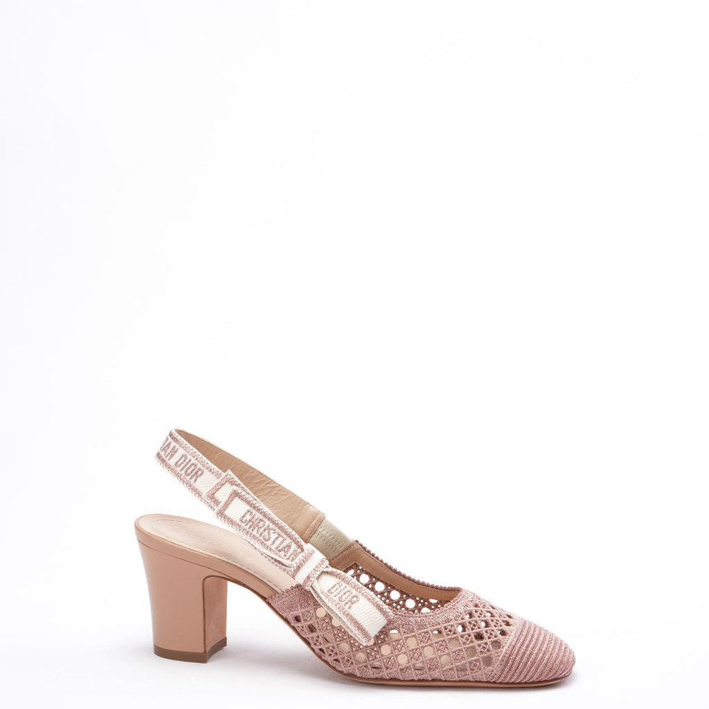 Dior J'Adior Nude Pink Slingback Pumps 38D