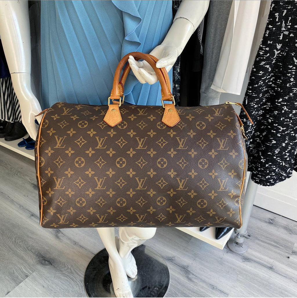 Louis Vuitton Monogram Canvas Keepall 40 Speedy Duffle Bag