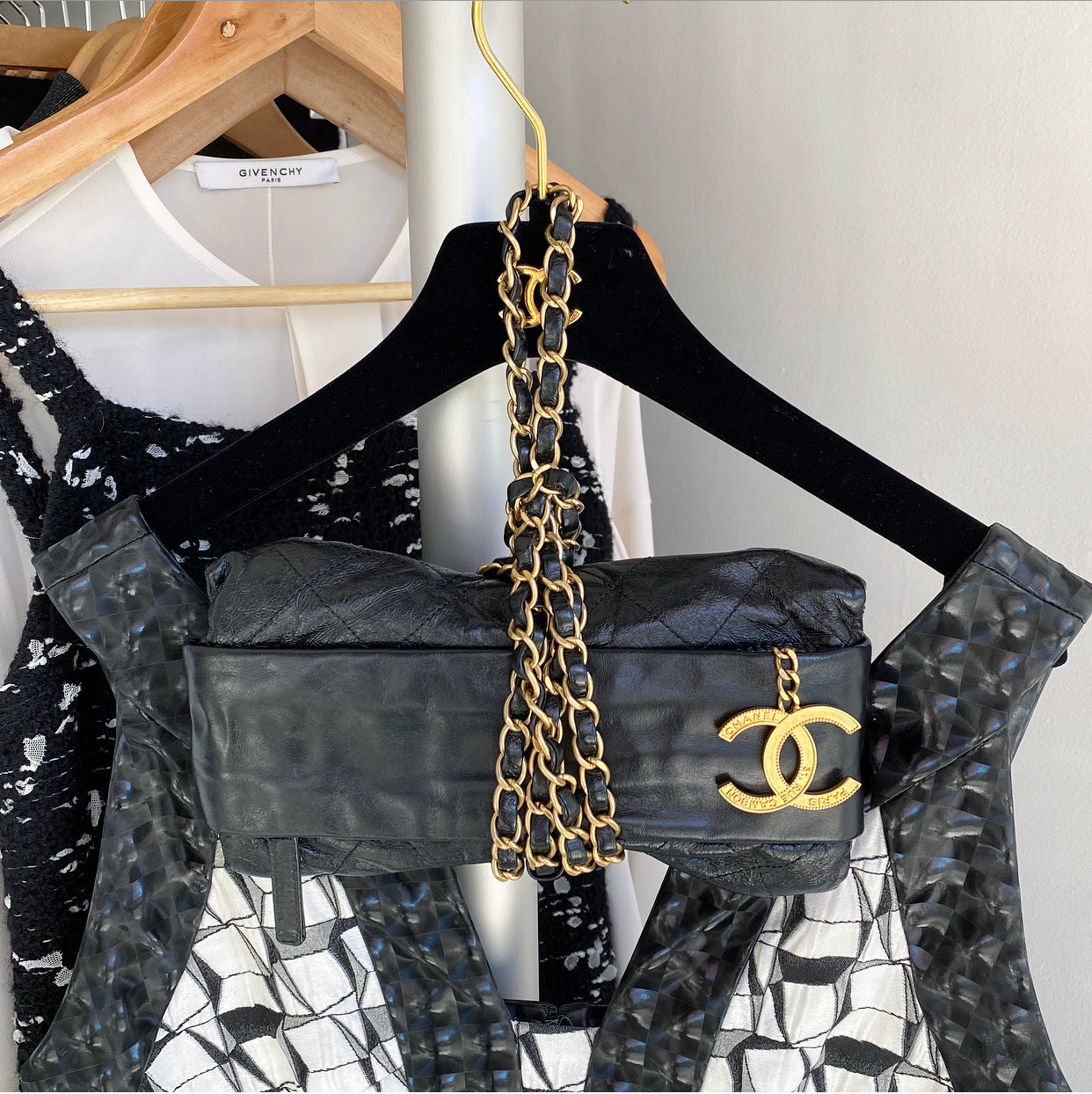 Chanel Paris Bombay Midnight Swim Baluchon Runway Bag