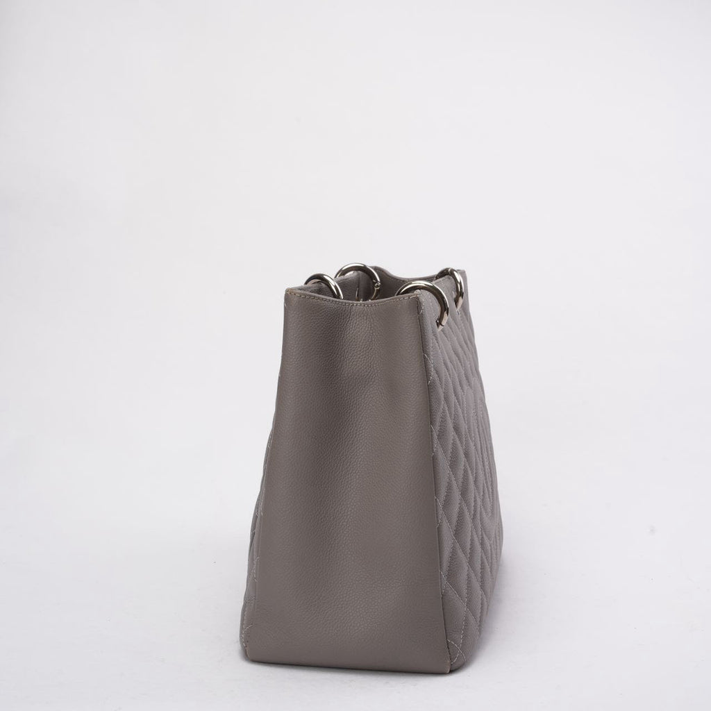 Chanel Grand Shopping Tote (GST) in Gray Caviar Leather 2012-2013