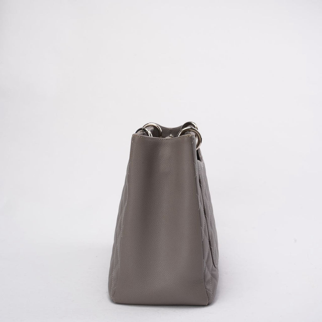 Chanel Grand Shopping Tote (GST) in Gray Caviar Leather 2012-2013