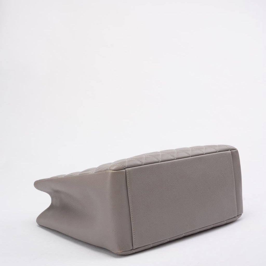 Chanel Grand Shopping Tote (GST) in Gray Caviar Leather 2012-2013