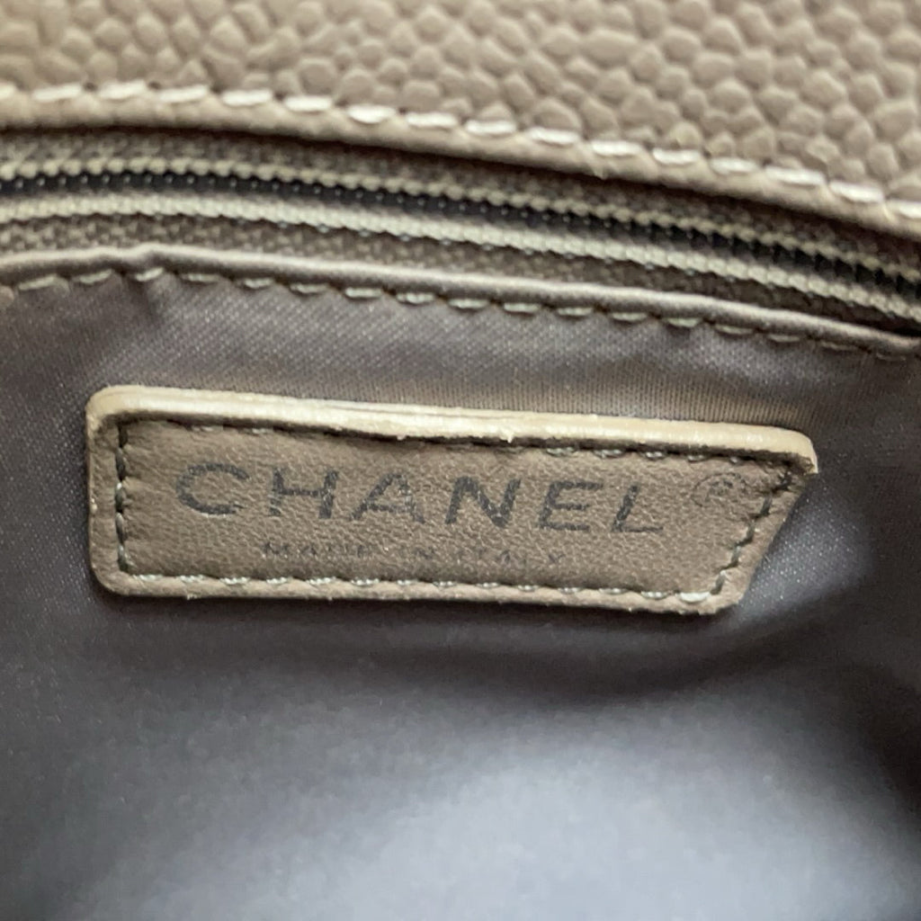 Chanel Grand Shopping Tote (GST) in Gray Caviar Leather 2012-2013
