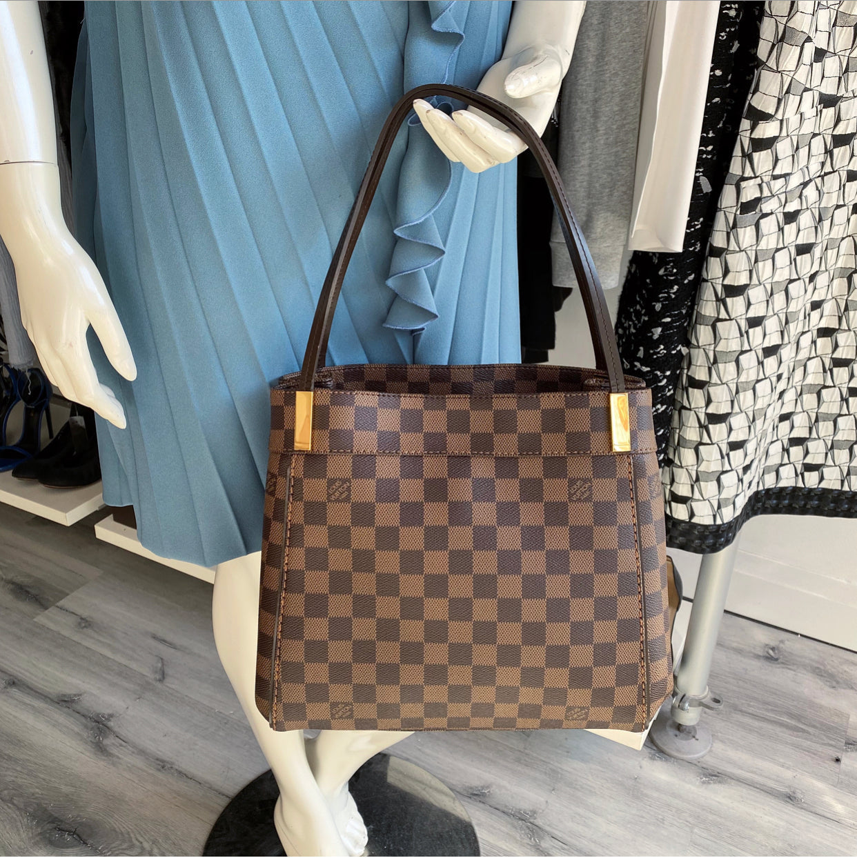 Louis Vuitton Damier Ebene Marylebone PM Tote Bag