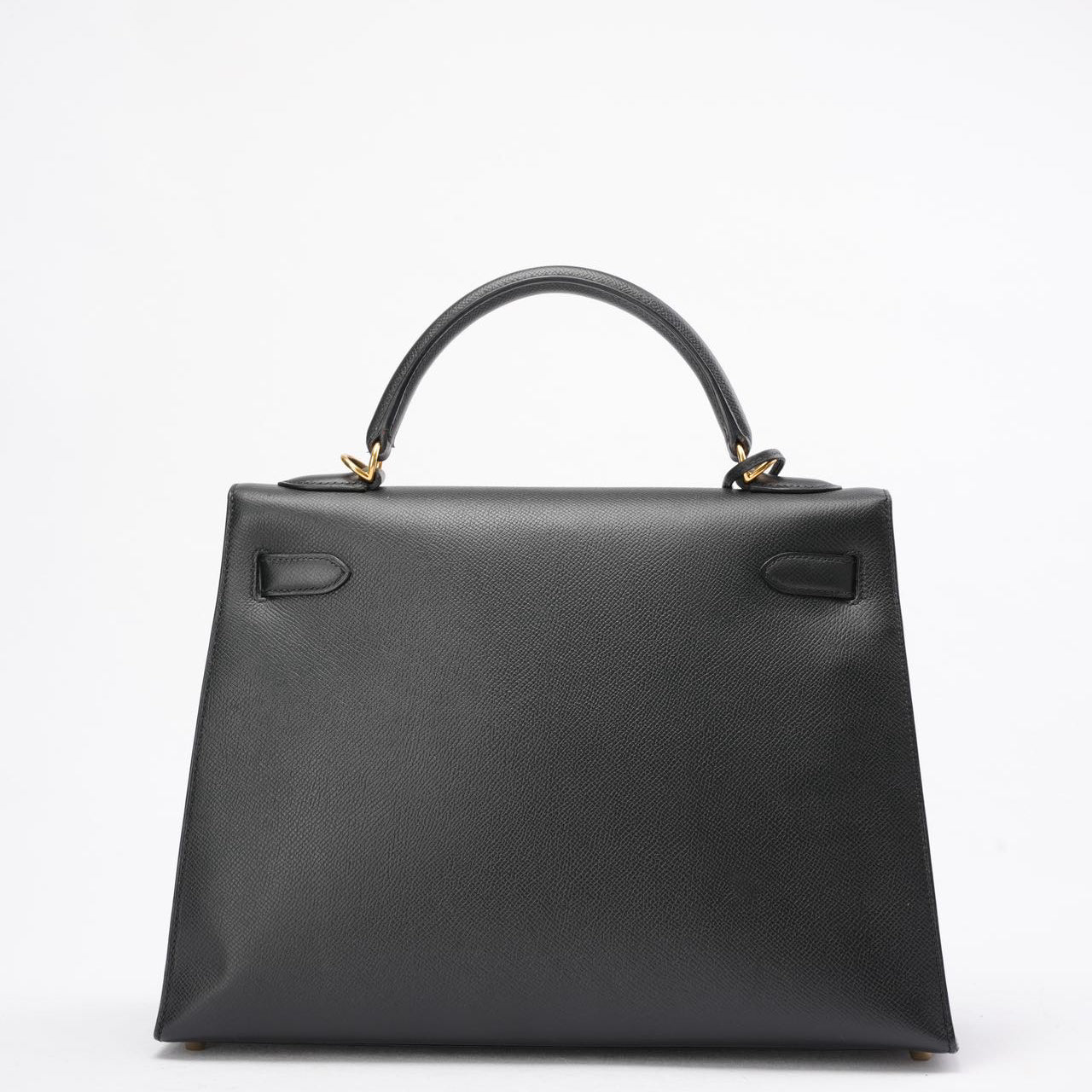 Hermes Black Kelly Sellier 32 Epsom Leather 2010