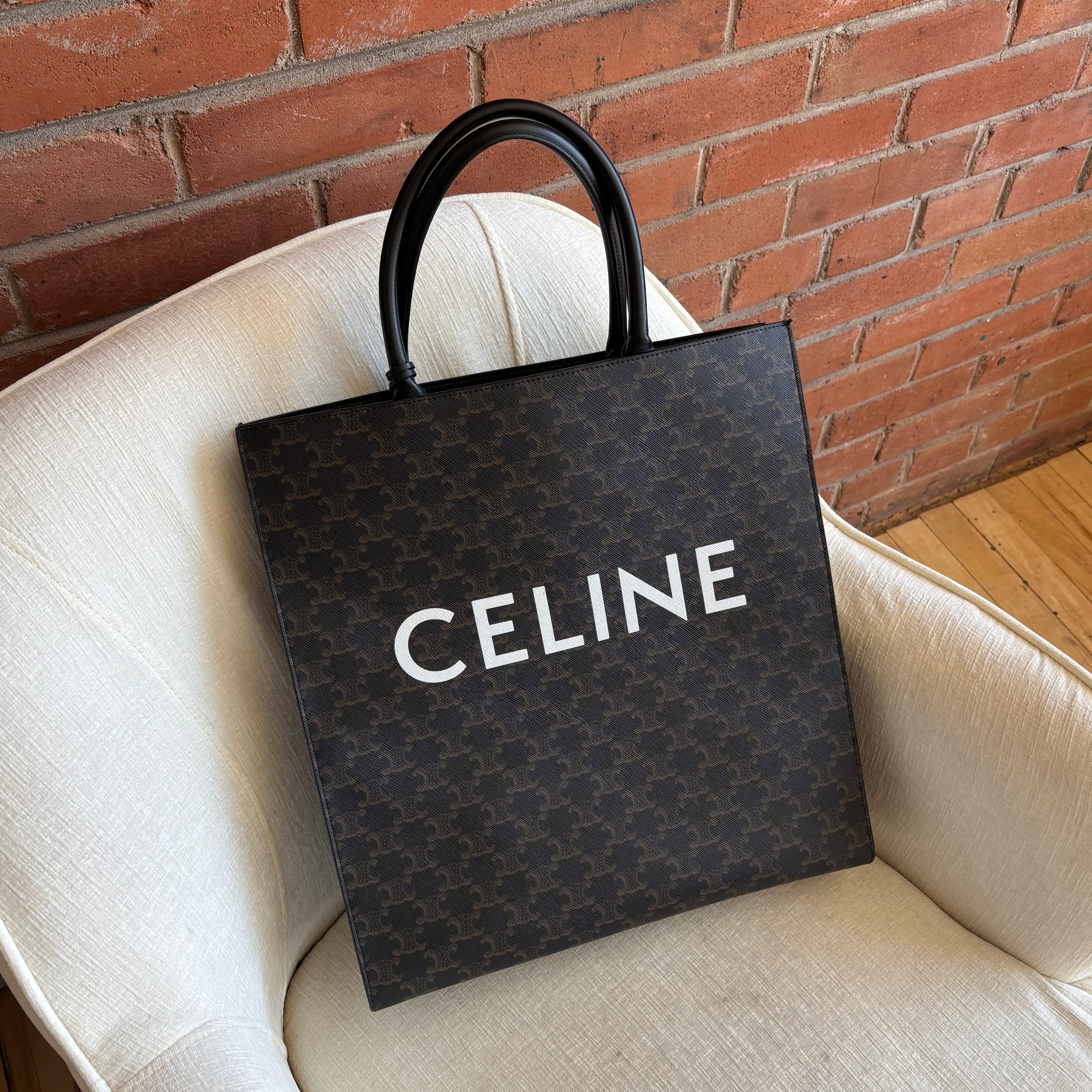Celine 'Triomophe Vertical Cabas' Tote
