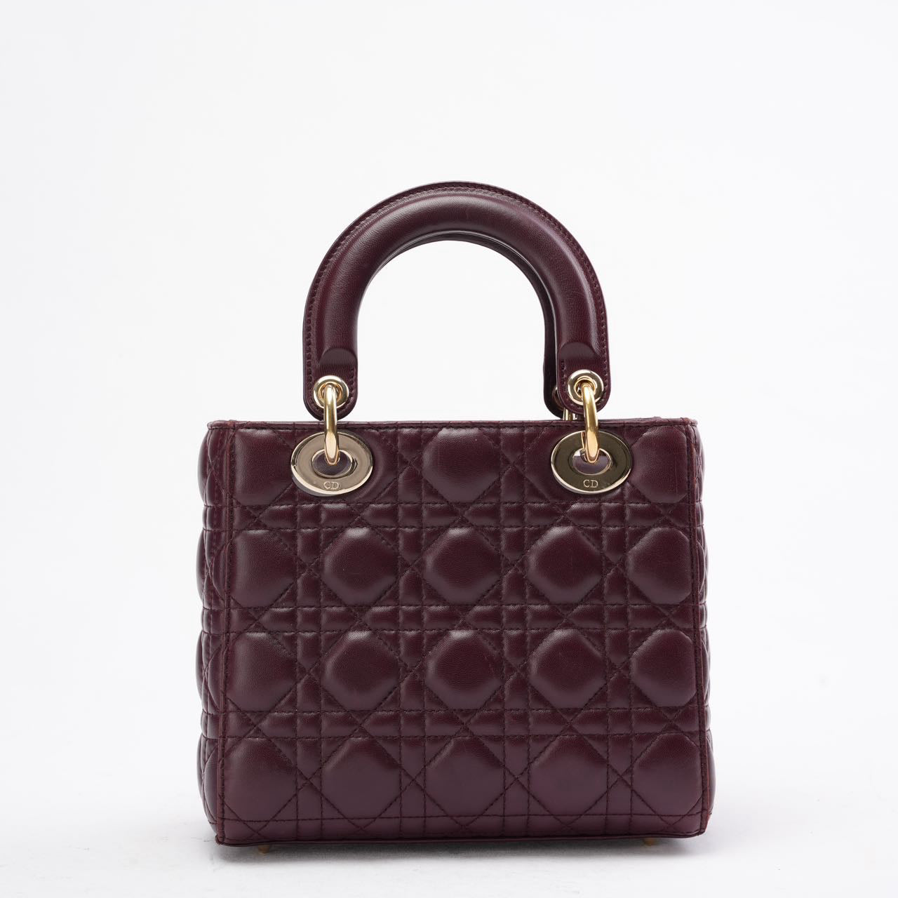 Dior Small Lady Dior My ABCDior Bag in Burgundy 2018