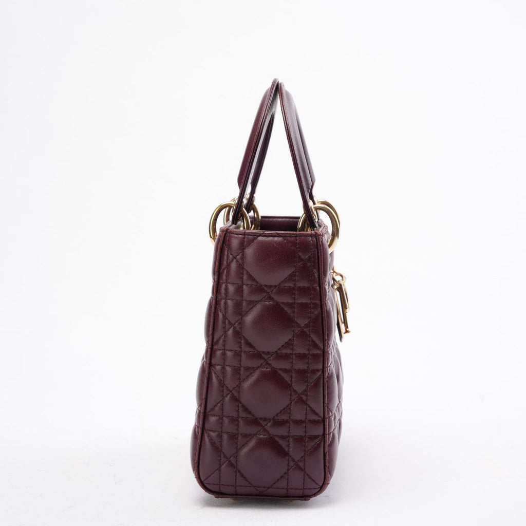 Dior Small Lady Dior My ABCDior Bag in Burgundy 2018