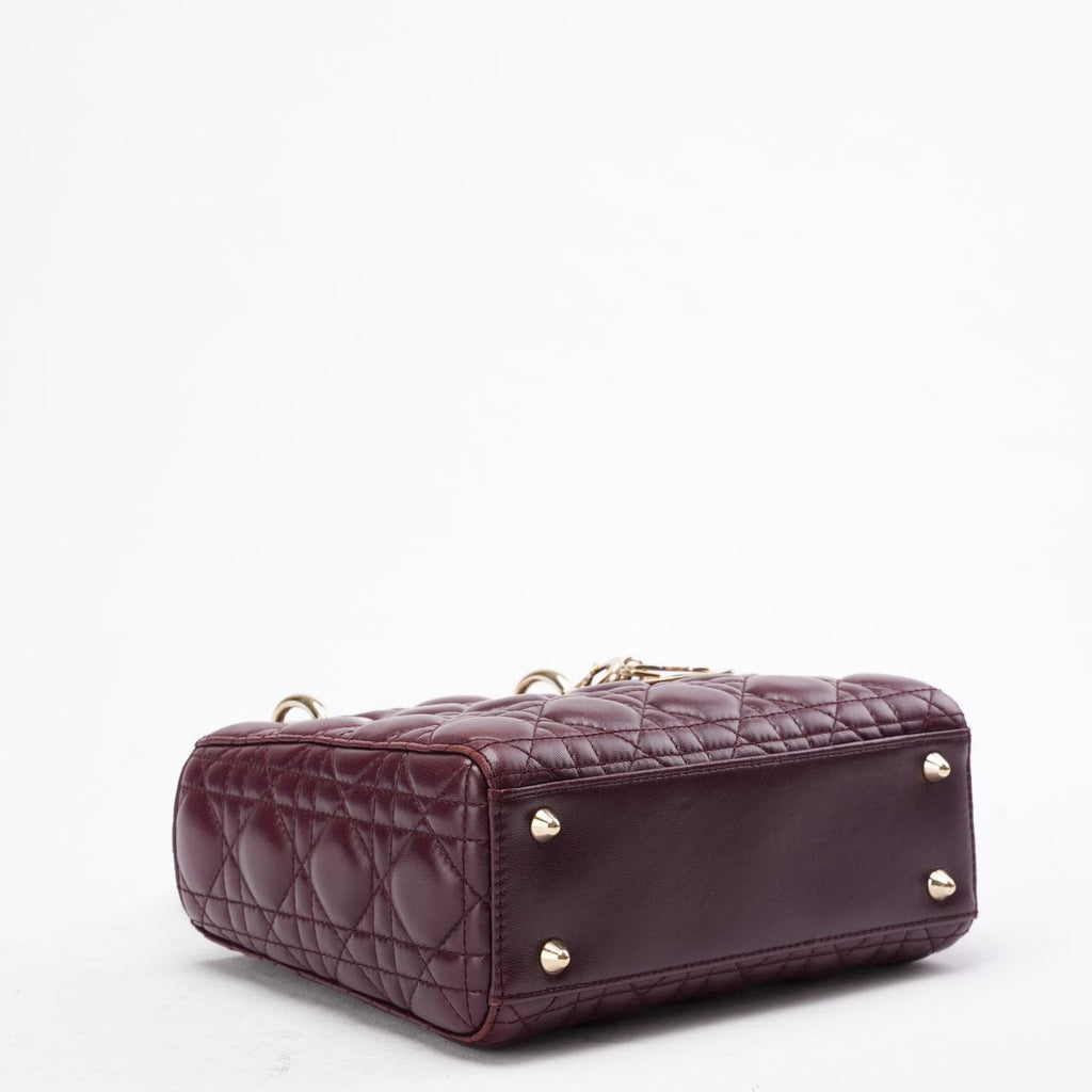 Dior Small Lady Dior My ABCDior Bag in Burgundy 2018