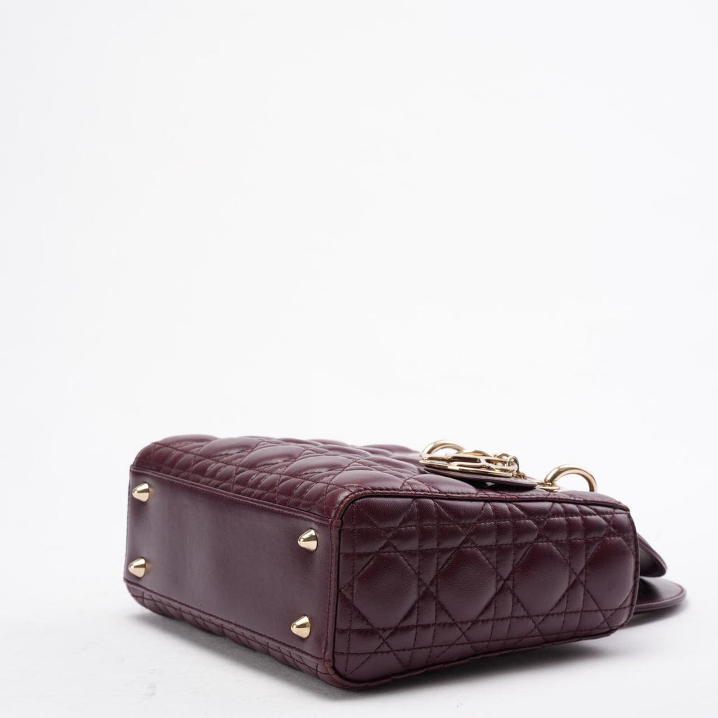 Dior Small Lady Dior My ABCDior Bag in Burgundy 2018