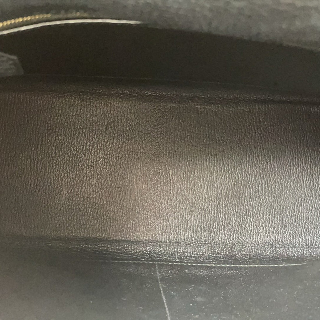 Hermes Kelly 32 Black Togo Leather Bag with Gold Hardware (Retourne)