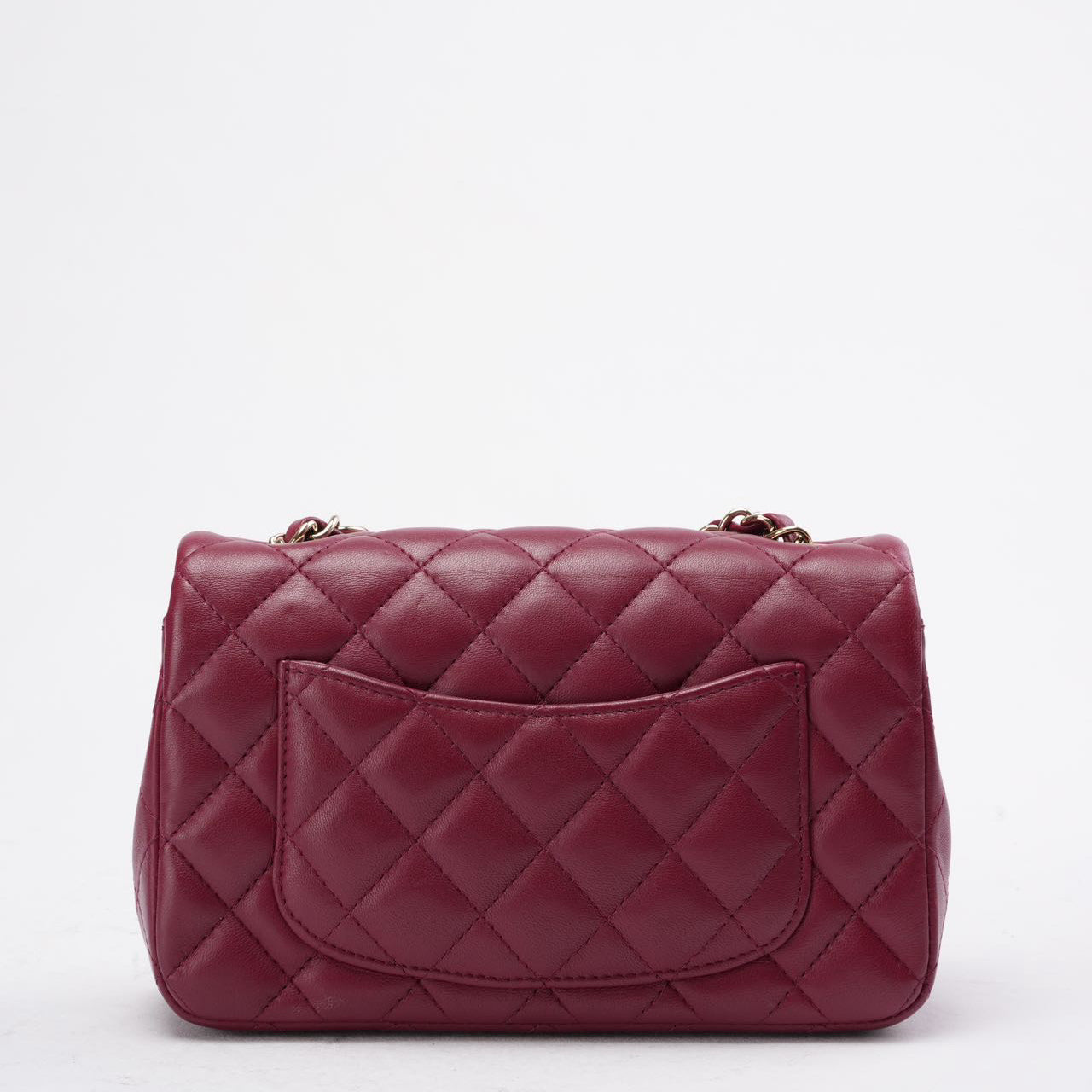 Chanel Burgundy Red Mini Classic Flap Bag 2021