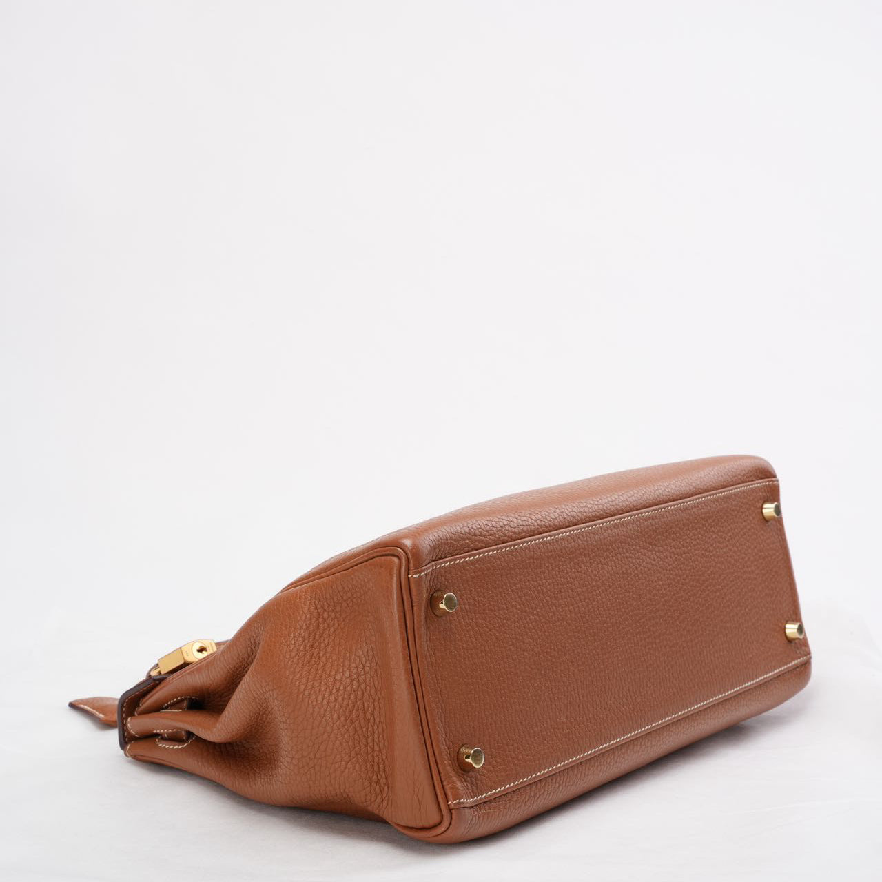 Hermès Kelly 32 cm Bag in Golden Clemence Leather with Golden Hardware 2015