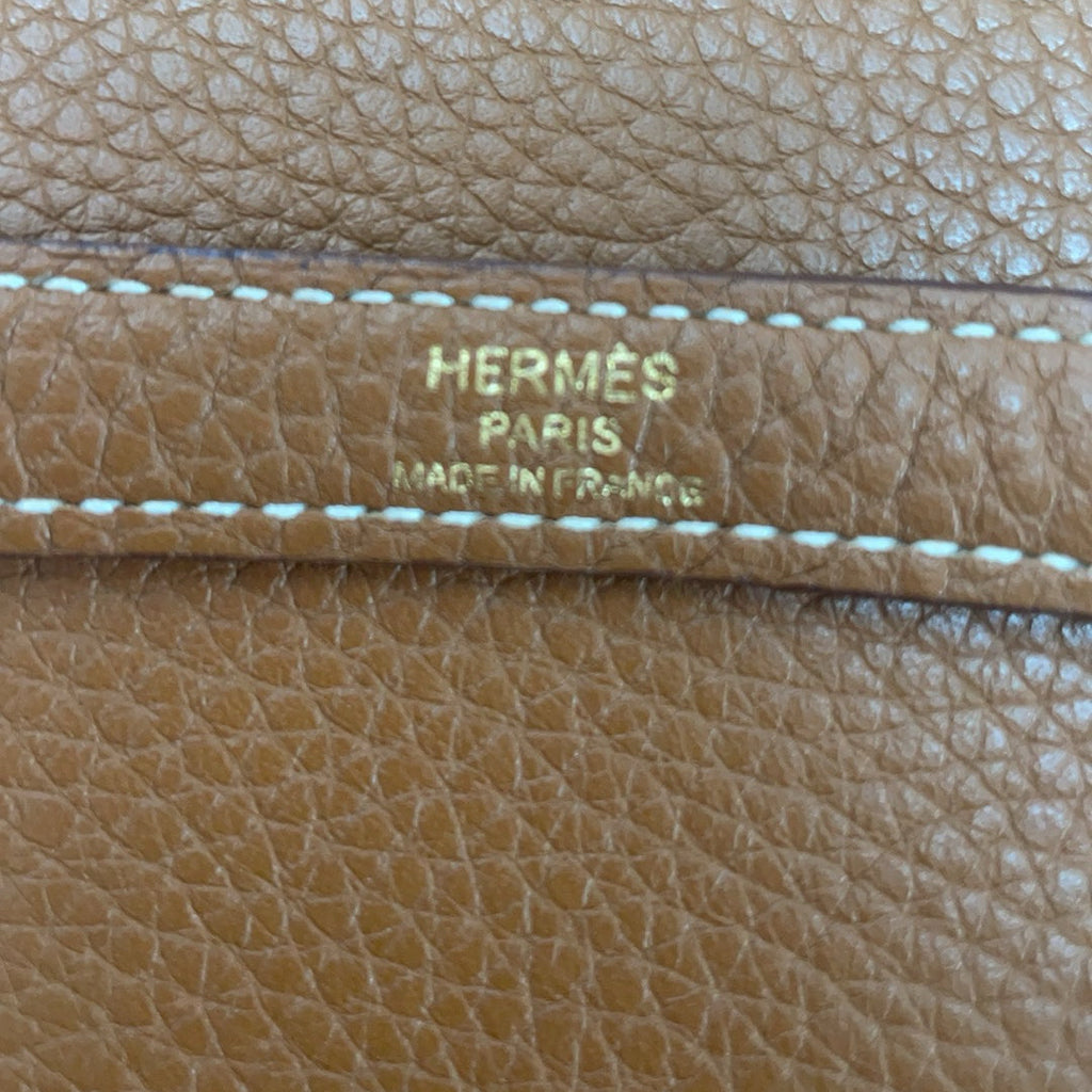Hermès Kelly 32 cm Bag in Golden Clemence Leather with Golden Hardware 2015