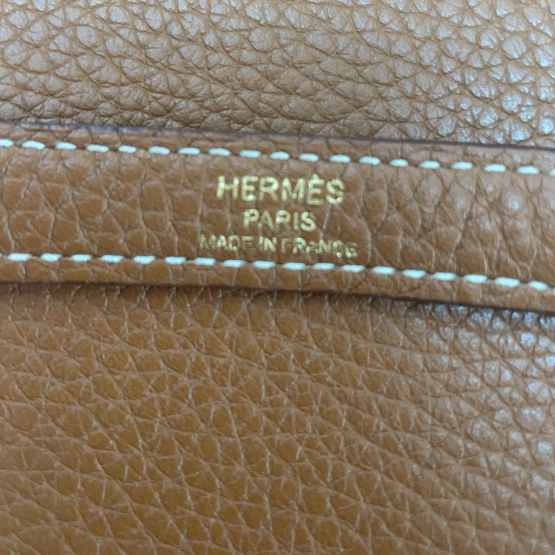 Hermès Kelly 32 cm Bag in Golden Clemence Leather with Golden Hardware 2015