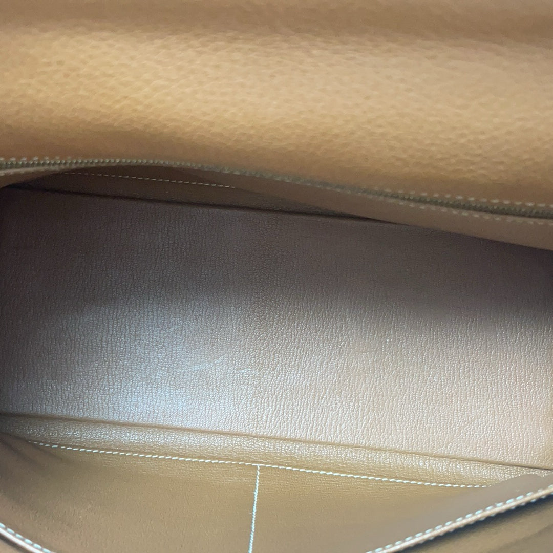 Hermès Kelly 32 cm Bag in Golden Clemence Leather with Golden Hardware 2015
