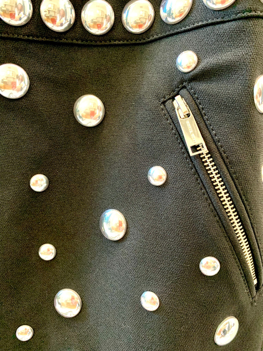MICHAEL KORS STUDDED DETAIL DRESS