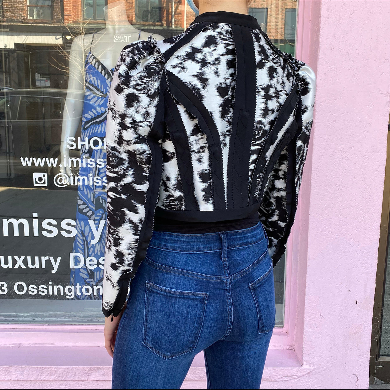 Erdem Spring 2019 Runway Brice Crop Victorian Style Jacket - S
