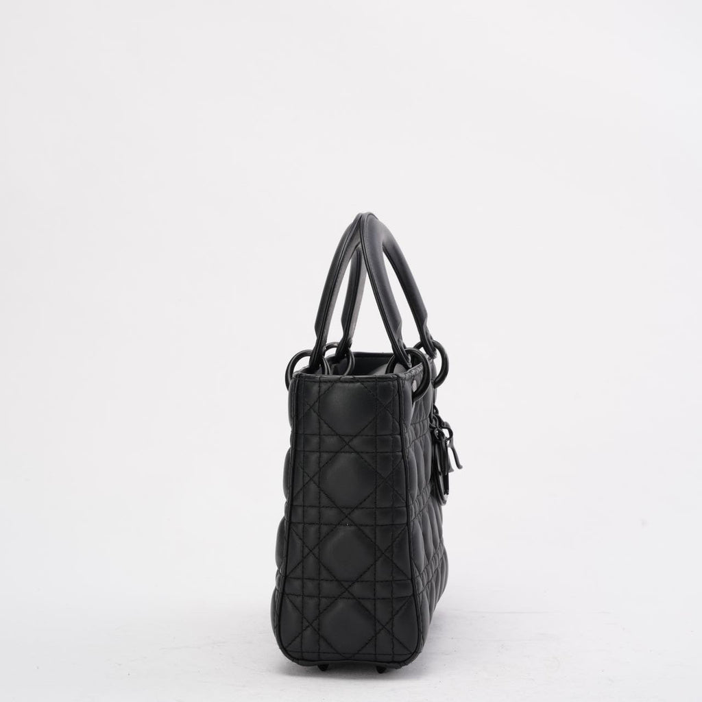 Dior Small Lady Dior My ABCDior Bag in Black Ultramatte 2020